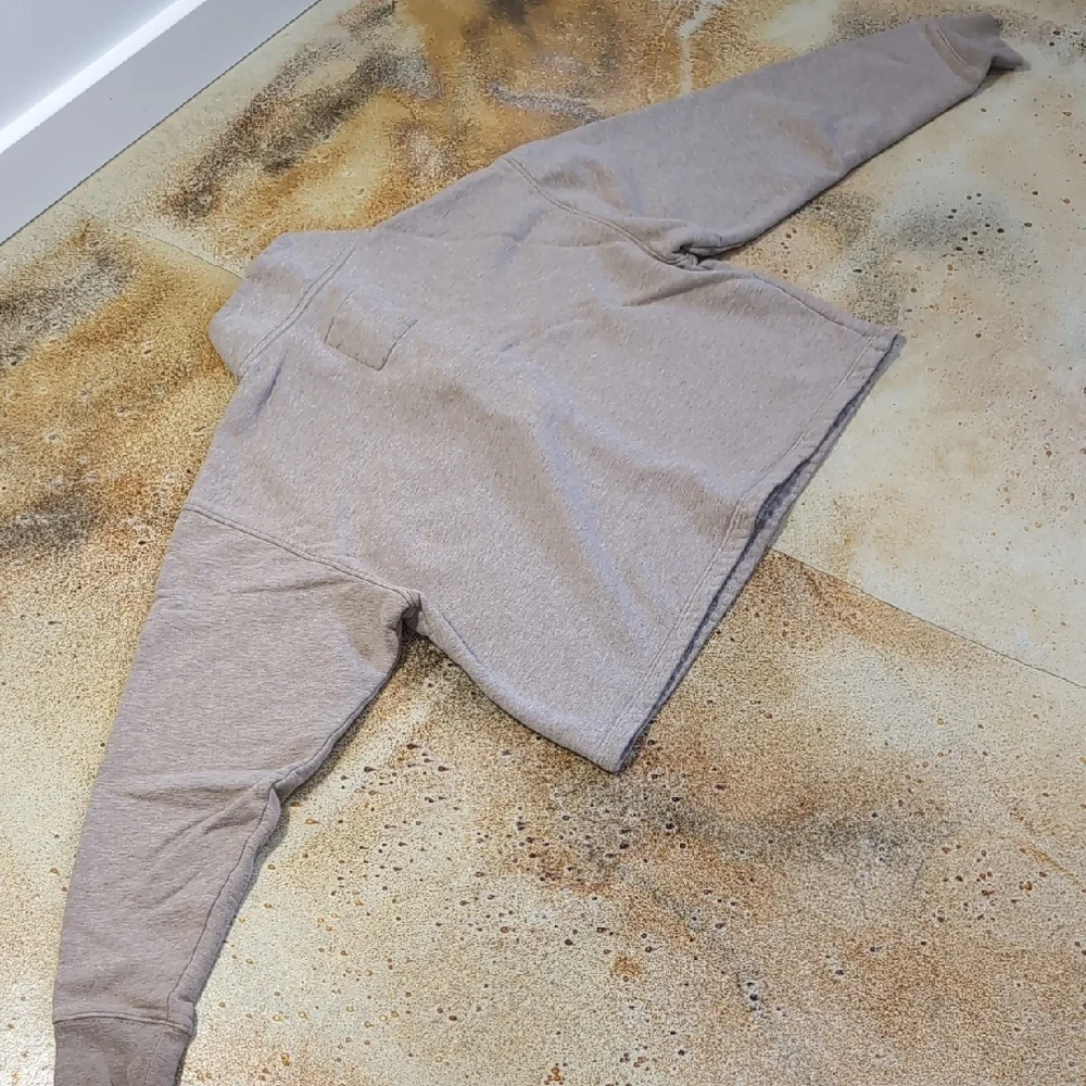 Girlfriend Collective Cotton Sweat Set Pants Joggers Pullover Sand Size M - Picture 15 of 15